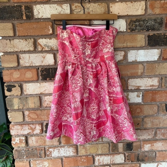 Lilly Pulitzer Strapless Dress spring summer - Picture 6 of 7